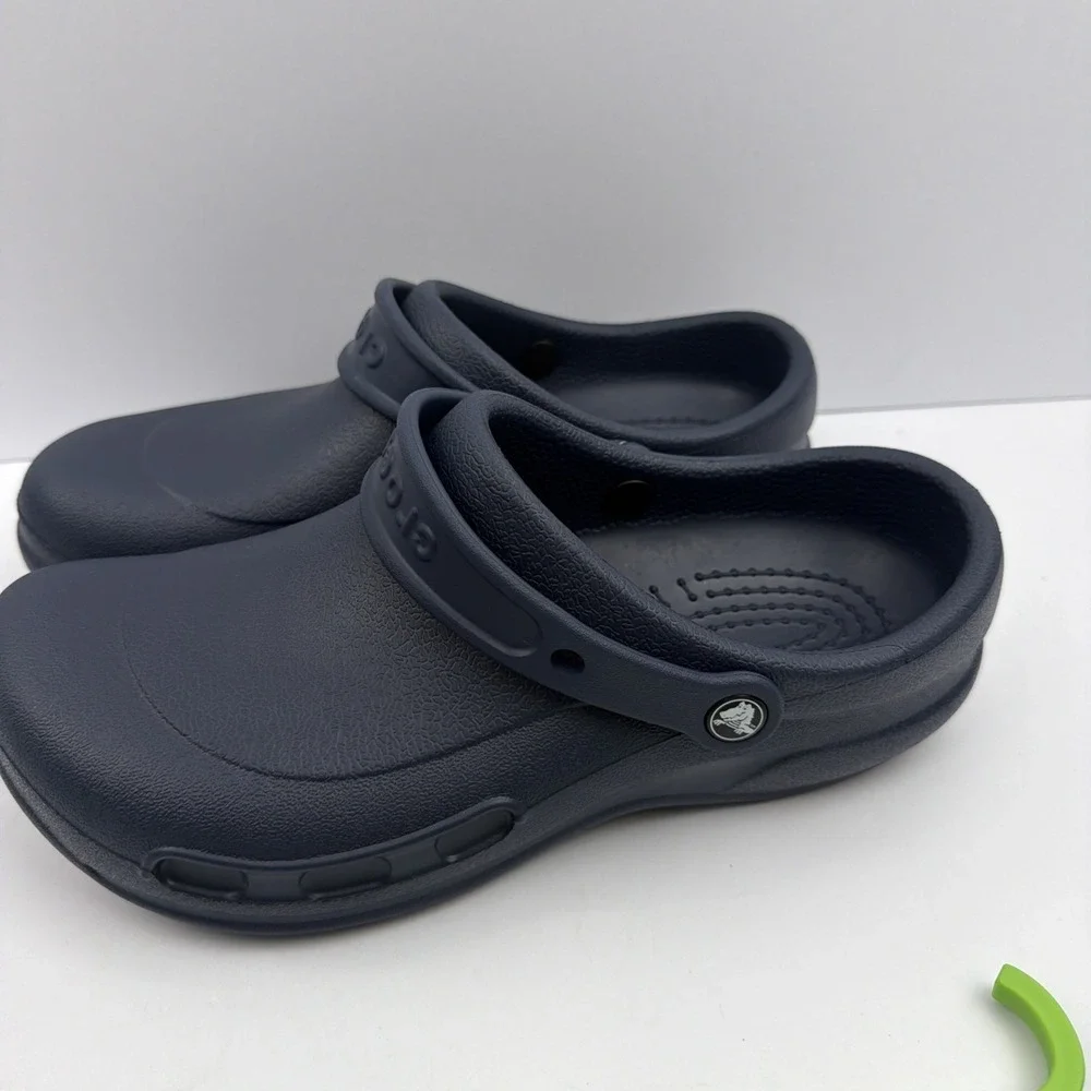 Crocs Bistro Pro Clogs Mens 10; Womens 12 - Navy Blue/Slip-Resistant - NEW